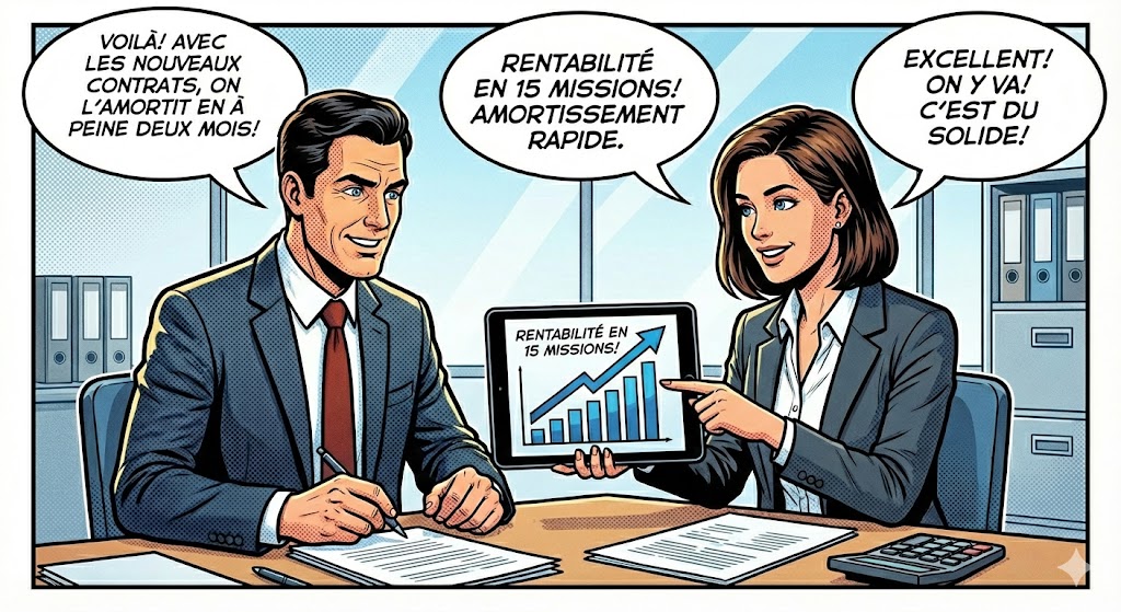 Illustration de l'article de blog Rentabiliser sa capacité 3,5 t : en combien de missions c’est payé ? (cas pratiques chiffrés)