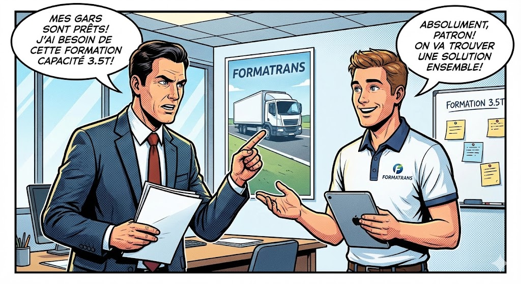 Illustration de l'article de blog Entreprise : financer la capacité 3,5 t pour ses salariés