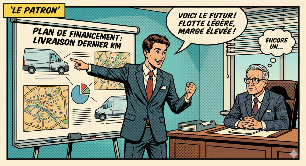 Illustration de l'article de blog Créer son entreprise de transport léger : Se lancer dans l’express avec la capacité 3,5 t