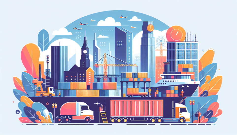 Illustration de l'article de blog Se Positionner Sur la Logistique Industrielle et la Grande Distribution : Réussir avec la capacité transport poids lourd marchandises