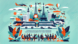 Illustration de l'article de blog Navettes d’entreprise et transport événementiel : le marché florissant du V9