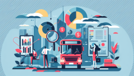 Illustration de l'article de blog Rentabilité d’une entreprise de transport de voyageurs lourd : analyse financière et enjeux